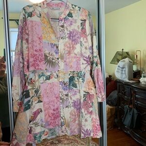 🌸 Zara linen minidress 🦜